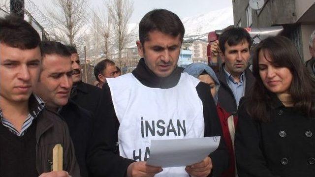 İhd&rsquo;den Cezaevi &Ouml;n&uuml;nde A&ccedil;ıklama 1