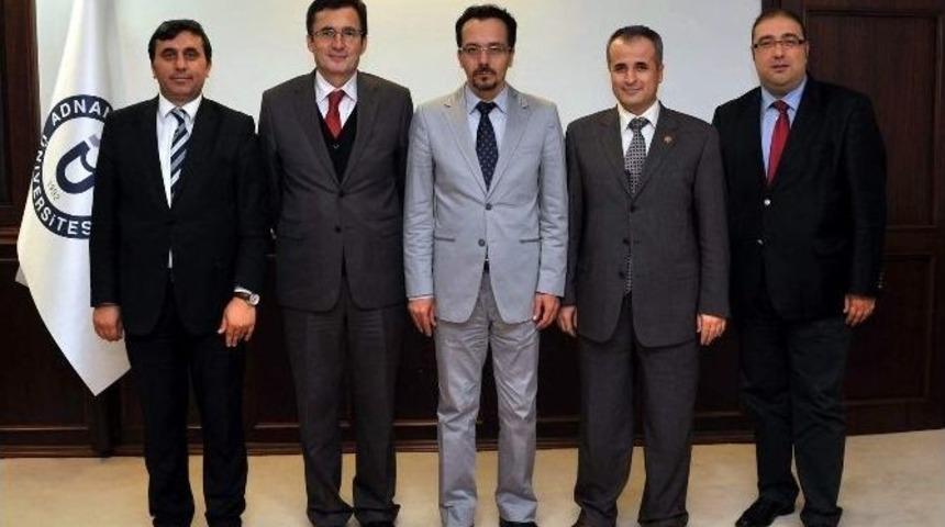 Ad&uuml; Rekt&ouml;r&uuml; Bircan&rsquo;a Hayırlı Olsun Ziyaretleri Devam Ediyor