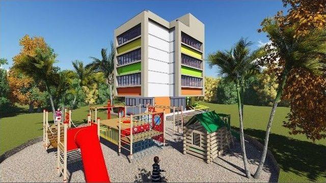 Konyaaltı Belediyesi &Ccedil;ocuk Kreşi&rsquo;nde &Ccedil;alışmalar Devam Ediyor 1