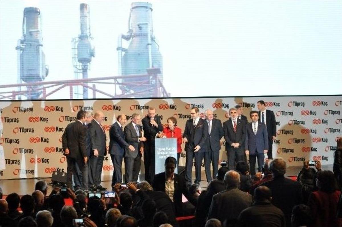 T&uuml;praş Fuel Oıl D&ouml;n&uuml;ş&uuml;m Tesisi Cumhurbaşkanı Erdoğan Tarafından A&ccedil;ıldı