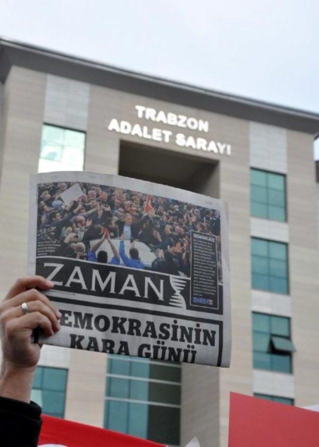 Trabzon'da Adliye Önünde '14 Aralık' Eylemi