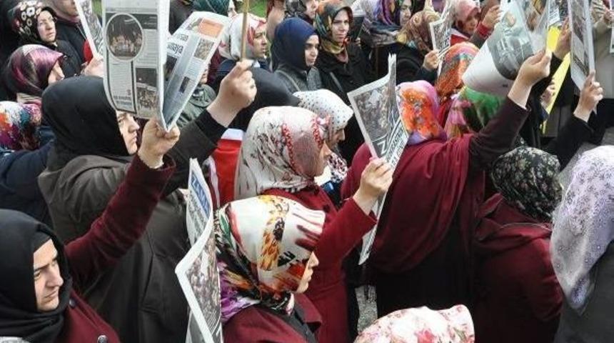 &Ccedil;orum Adliyesi &Ouml;n&uuml;nde '14 Aralık' Tepkisi