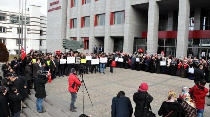 Erzurum'da 14 Aralık Protestosu