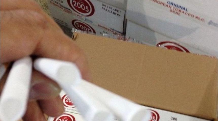 11 Milyon 920 Adet Makaron Ve 493 Kilo T&uuml;t&uuml;n Ele Ge&ccedil;irildi
