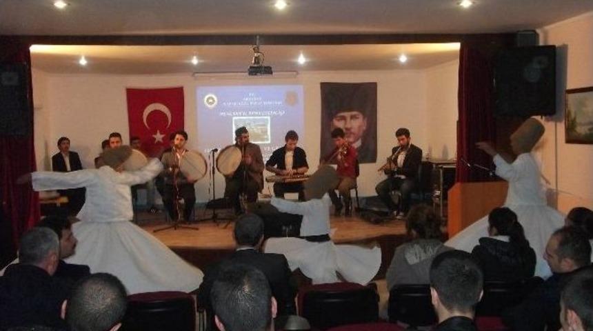 Aksaray&rsquo;da Cezaevinde Mevlana&rsquo;yı Anma Etkinliği