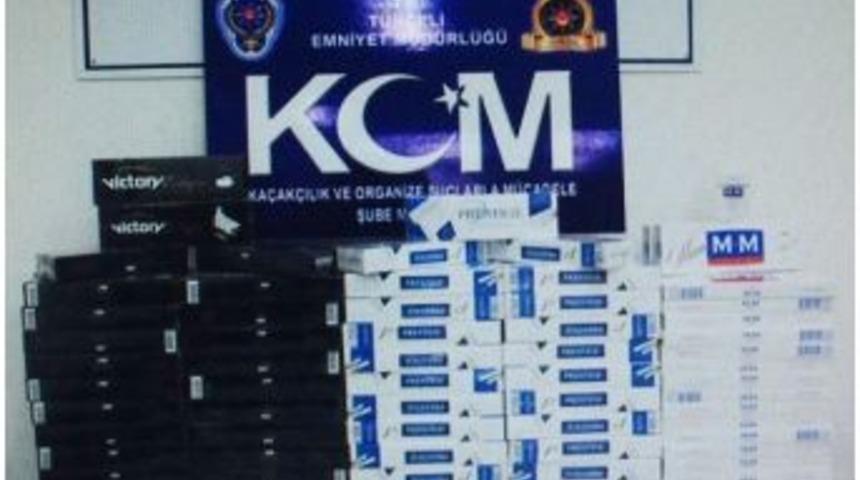 Tunceli&rsquo;de Bin 531 Paket Ka&ccedil;ak Sigara Ele Ge&ccedil;irildi