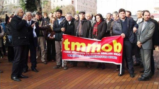Tmmob Tekirdağ Şubesi Yeni Torba Yasa Tasarısını Protesto Etti 2