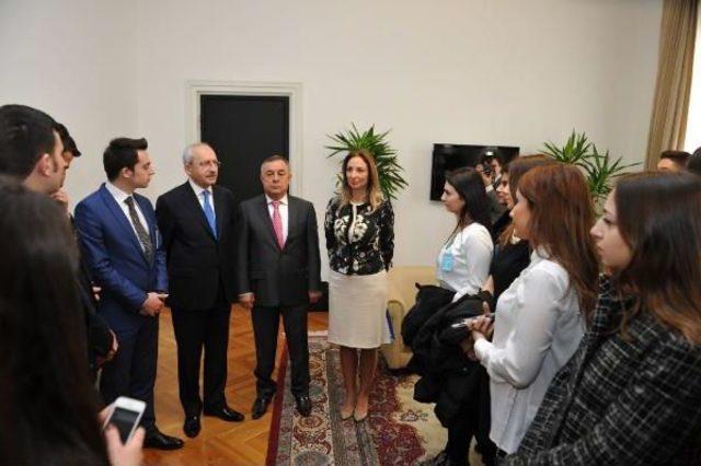 Kılı&ccedil;daroğlu, &Uuml;niversite &Ouml;ğrencilerini Kabul Etti 2