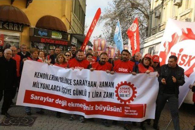 Asgari Ücrete 'tencere İçinde Taşlı' Protesto