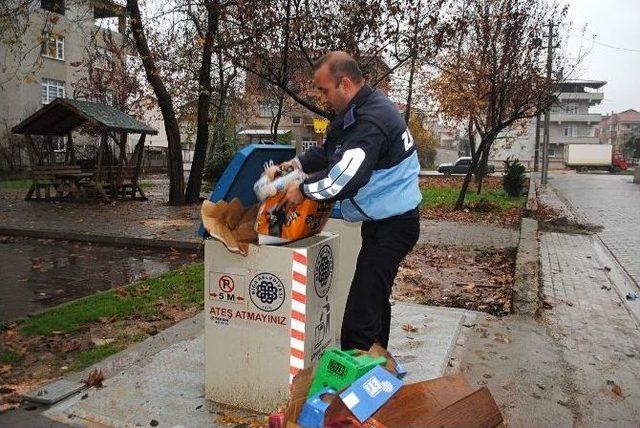 Biga’da Çöpler Yeraltında