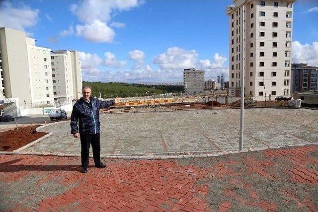 Şehitkamil Belediyesi, Güvenevler Mahallesinde Park-otopark İnşa Etti