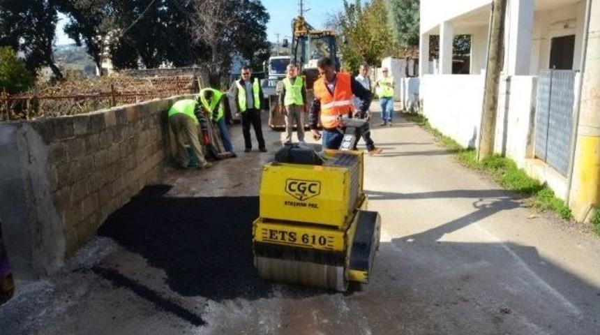 Bodrum Belediyesi Ekipleri Bitez Mahallesini D&uuml;zenliyor