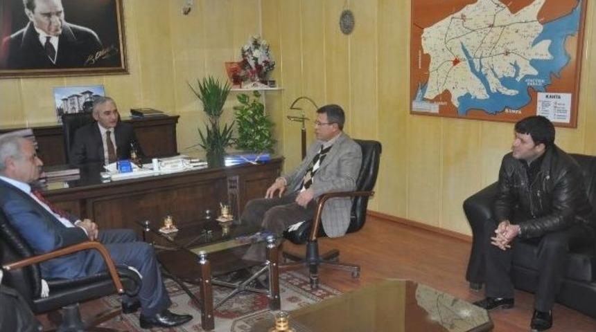 Kahta Tekstilciler Derneği&rsquo;nden Kaymakam Başt&uuml;rk&rsquo;e Ziyaret