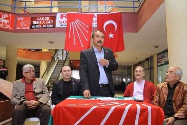 Serik Chp İl&ccedil;e Başkanlığına Yeni Aday &Ouml;zay Ceyhan 1