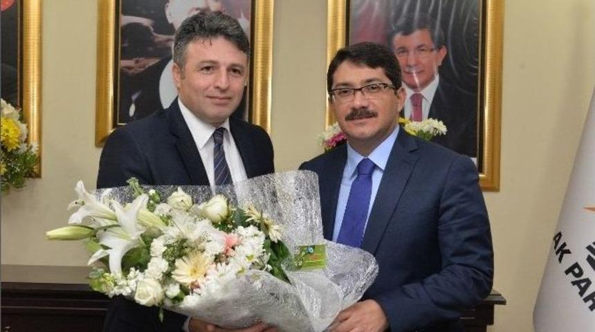 Başkan &Ccedil;elik&rsquo;ten İkinci&rsquo;ye Tebrik Ziyareti