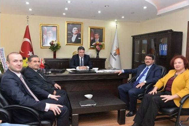 Başkan &Ccedil;elik&rsquo;ten İkinci&rsquo;ye Tebrik Ziyareti 1