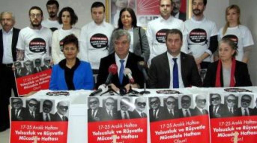 Chp İzmir'den Yolsuzlukla M&uuml;cadele Haftası