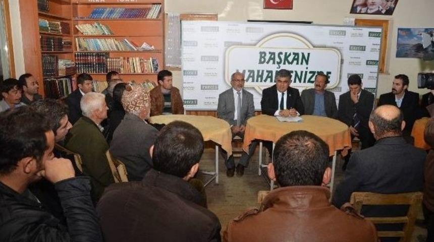 Başkan &Ouml;zg&uuml;ven&rsquo;in Vatandaşlarla Buluşması S&uuml;r&uuml;yor