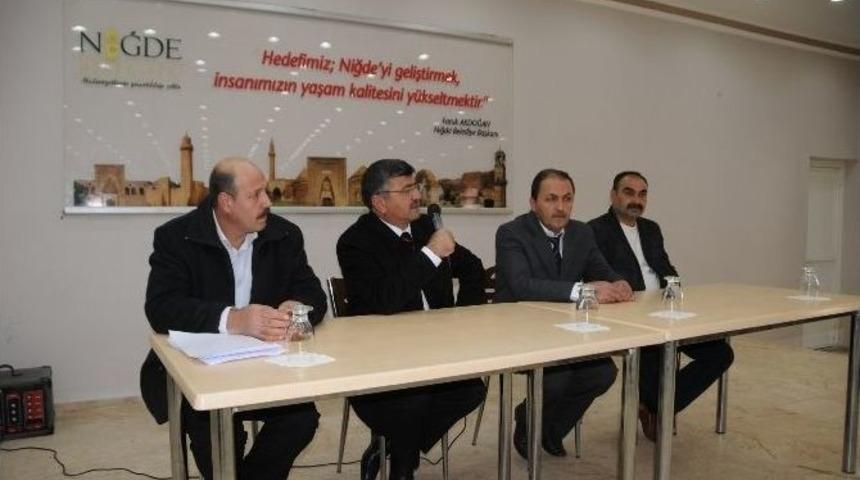 Belediye Başkanı Akdoğan Sanayi Esnafıyla Bir Araya Geldi