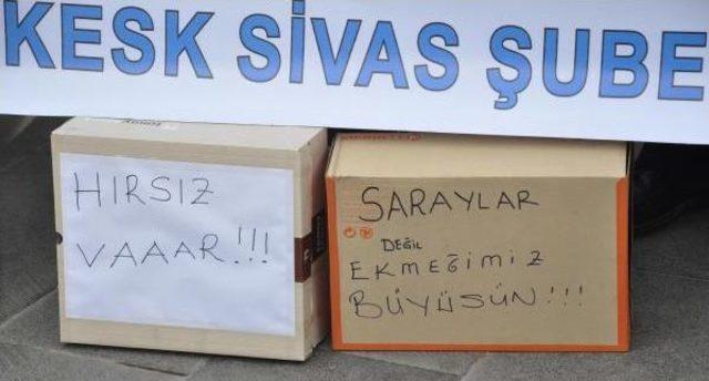 Sivas'ta Kesk Ve Chp'den '17 Aralık'  Protestosu