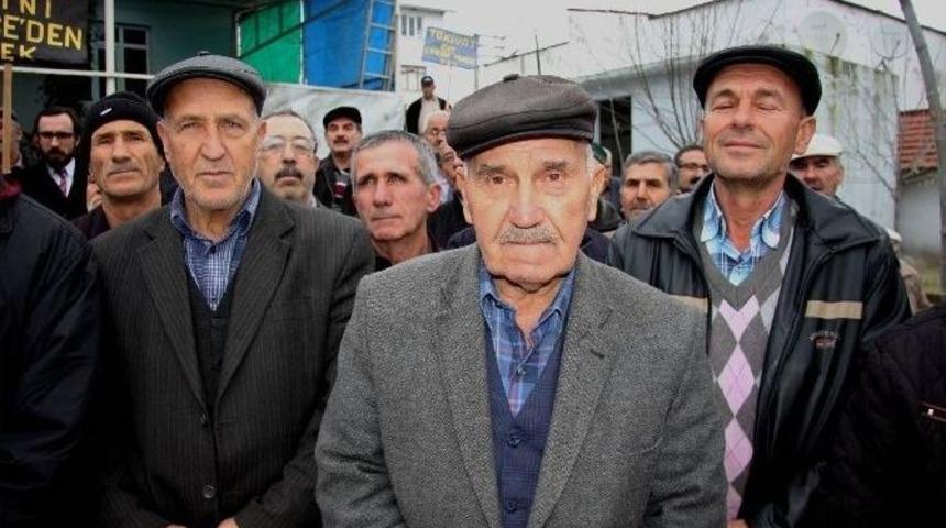 K&ouml;yl&uuml;lerden Organize Sanayi B&ouml;lgesi Eylemi