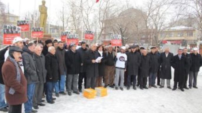Ardahan&rsquo;da Chp&rsquo;den 17 Aralık Protestosu