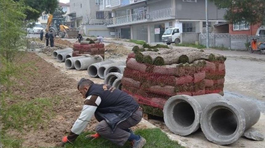 &Ccedil;erkezk&ouml;y&rsquo;de Boş Park Alanları Yeşilleniyor