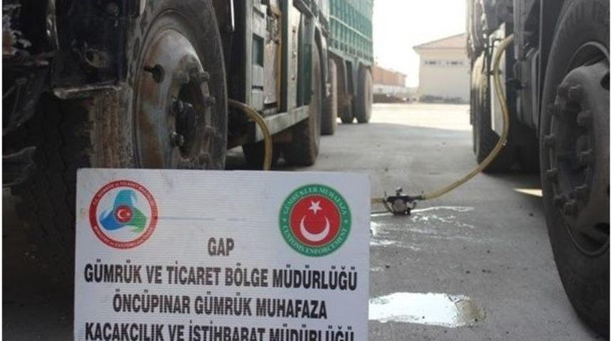 &Ouml;nc&uuml;pınar&rsquo;da Ka&ccedil;ak Akaryakıt Operasyonu