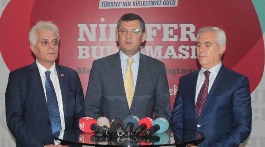 Chp Manisa Milletvekili &Ouml;zg&uuml;r &Ouml;zel: