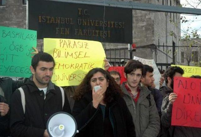 İ.&uuml; &Ouml;ğrencilerinin Eylemine Milletvekili Sebahat Tuncel&rsquo;De Destek Verdi 2