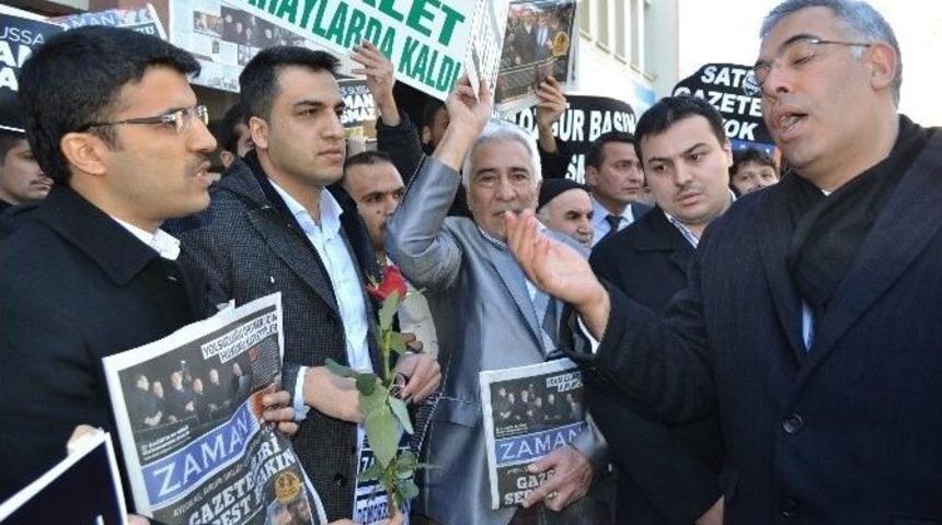 Protestoculardan Polise G&uuml;l