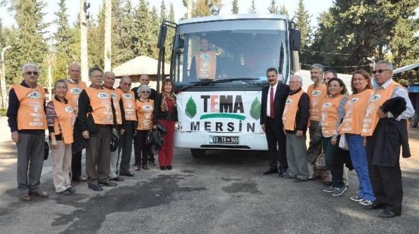 Tema Vakfı G&ouml;n&uuml;ll&uuml;leri, Toroslar&rsquo;daki Projeleri Yerinde İnceledi