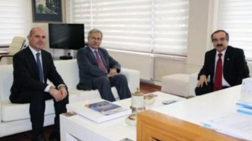 Saski Genel M&uuml;d&uuml;r&uuml; Keleş Vali H&uuml;seyin Avni &Ccedil;oş&rsquo;u Makamında Ağırladı