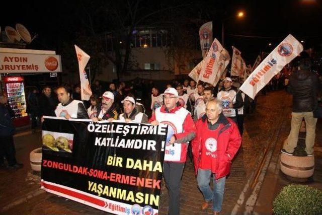 Eğitim-İş'in Laik Eğitim Yürüyüşü Balıkesir'de Devam Etti