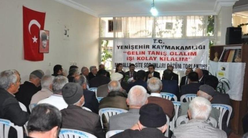 Kaymakam &Ouml;zarslan, Barbaros Mahalle Sakinleri İle Buluştu