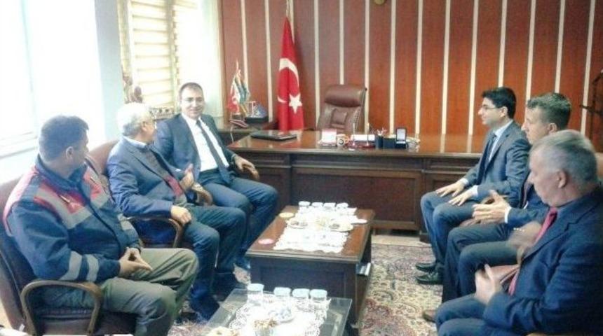 Vali Toprak&rsquo;tan Kaymakamlara Ziyaret