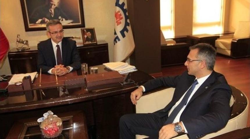 Başkan K&ouml;şker, Ak Parti Teşkilatını Ağırladı