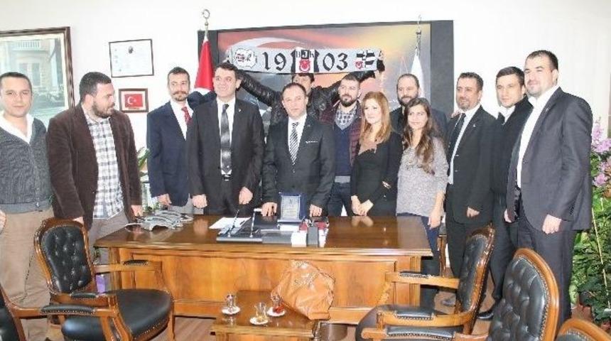 Aydınlı Beşiktaşlılardan Aydın Barosu&rsquo;na Ziyaret