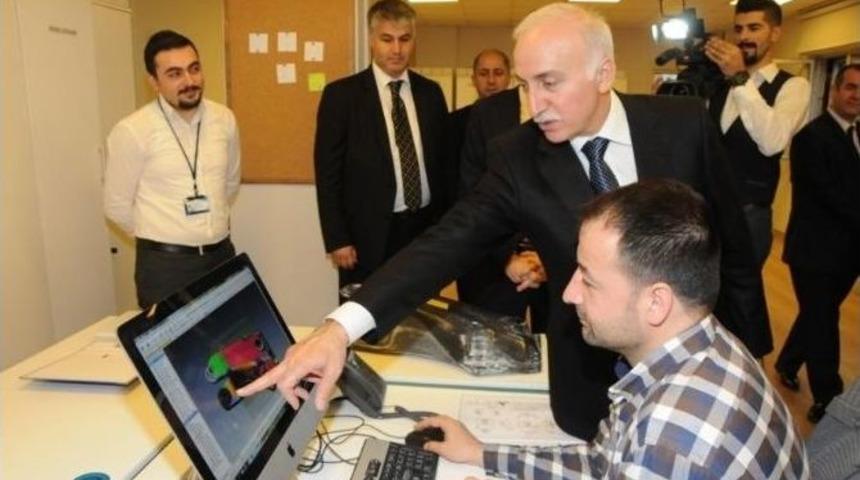 Samsun Valisi Şahin&rsquo;in Fabrika Ziyareti