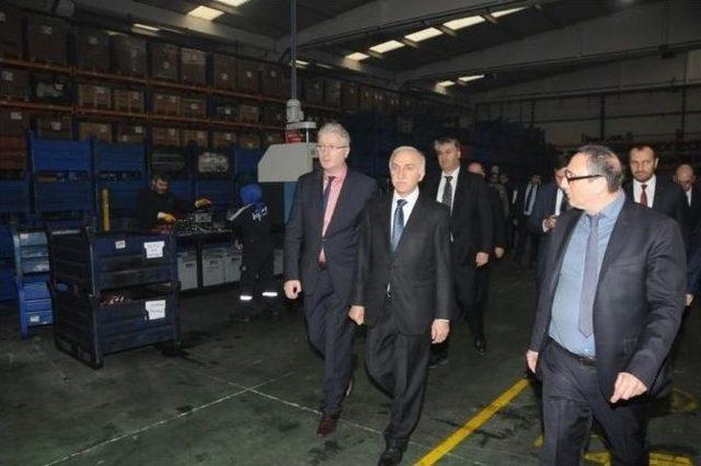 Samsun Valisi Şahin’in Fabrika Ziyareti