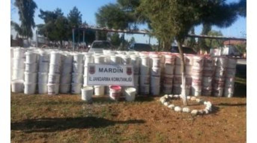 Mardin&rsquo;de 11 Ton Ka&ccedil;ak Plastik Boya Ele Ge&ccedil;irildi