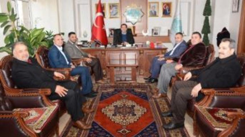 Atso Başkanı Ve Meslek Komite &Uuml;yeleri Başkan Yazgı&rsquo;yı Ziyaret Etti