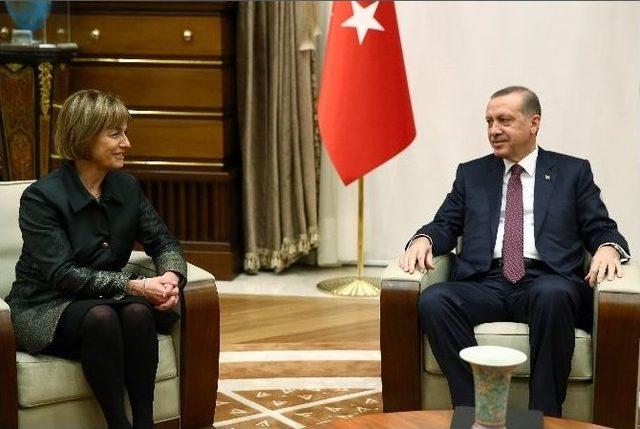 Cumhurbaşkanı Erdoğan, Hırvatistan Başbakan 1. Yardımcısı Pusiç’i Kabul Etti