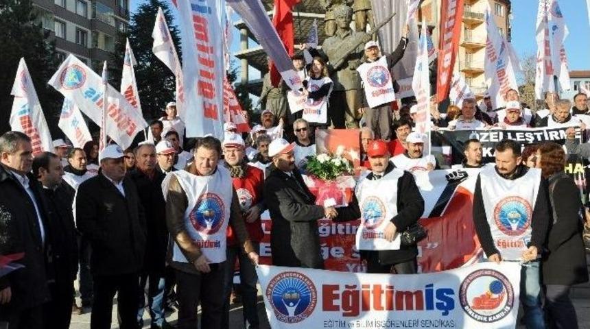 Eğitim-iş Genel Başkanı Bilecik&rsquo;te