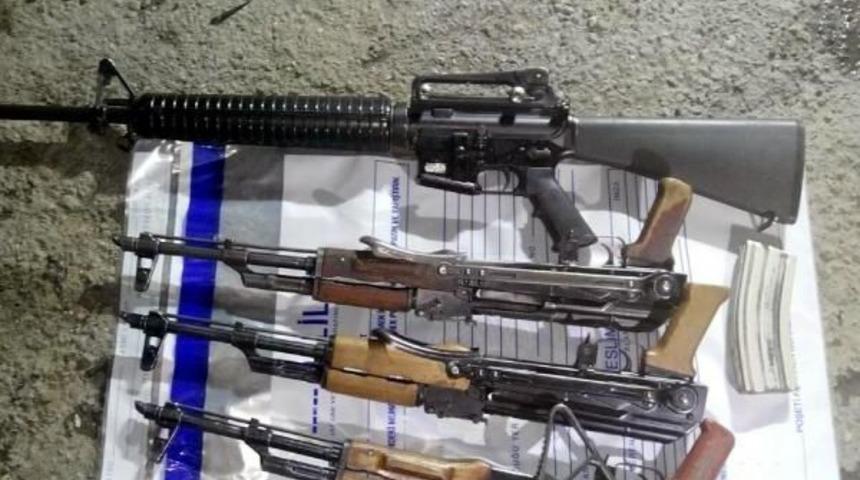 Batman'da 4 Uzun Namlulu Silah Ele Geçti