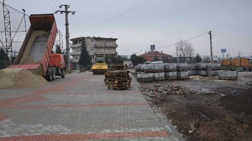 Ergene&rsquo;de Yol &Ccedil;alışmaları Devam Ediyor