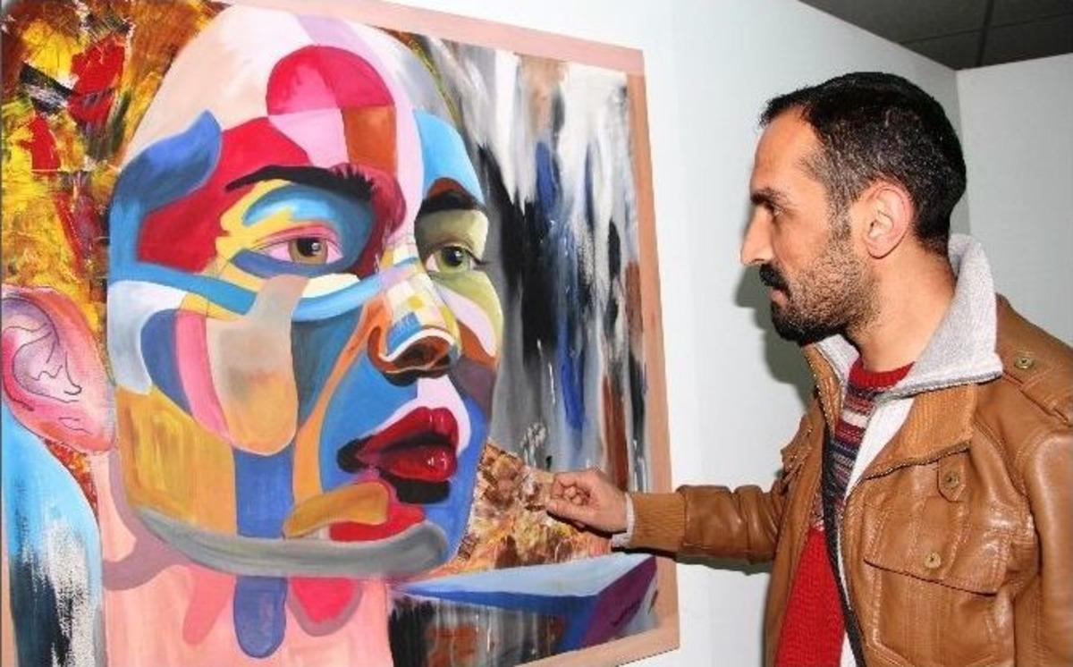 Vanlı Ressam Servet Pişken İkinci Kişisel Resim Sergisini A&ccedil;tı