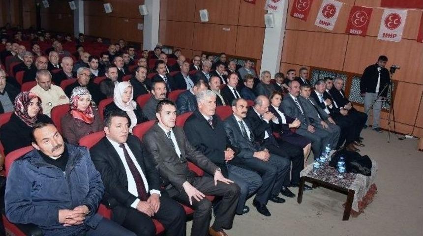 G&uuml;m&uuml;şhane&rsquo;de Mhp Merkez İl&ccedil;e Kongresi Yapıldı