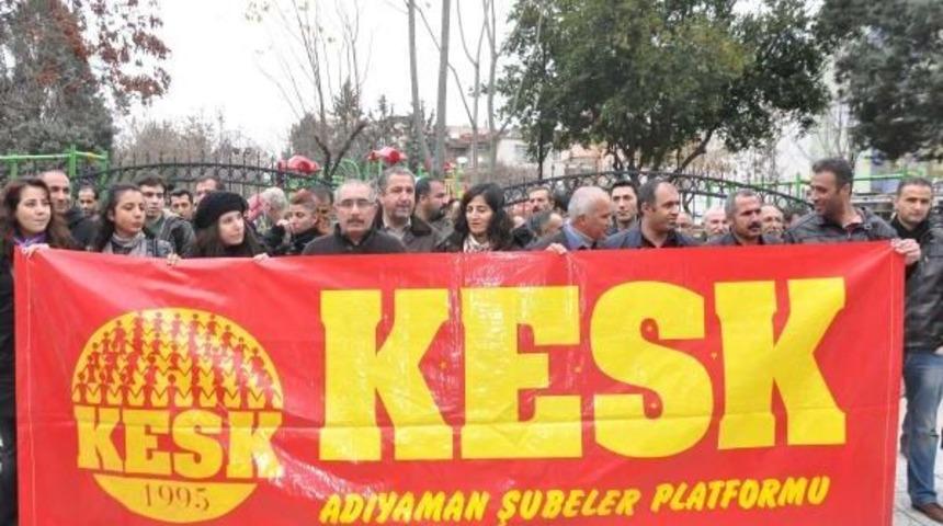Adıyaman'da Ak Parti &Ouml;n&uuml;nde '17-25 Aralık' Protestosu