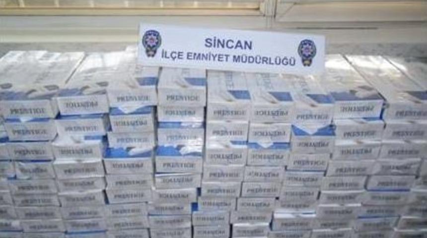 Başkent&rsquo;te Ka&ccedil;ak Sigara Operasyonu